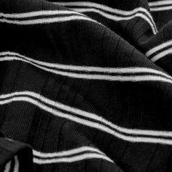 DMT1 Clothing SLASH 90S STRIPE CROP TOP