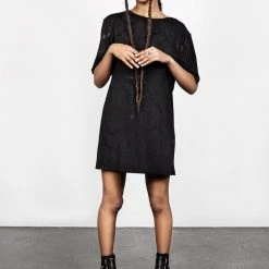 DMT1 Clothing FORTUNE OVERSIZED TEE DRESS