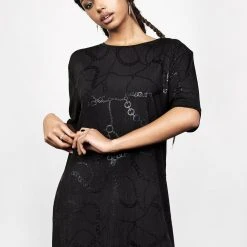 DMT1 Clothing FORTUNE OVERSIZED TEE DRESS