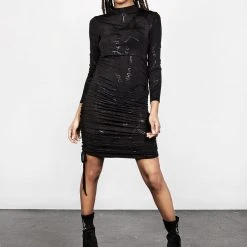 DMT1 Clothing FORTUNE RUCHED MINI DRESS