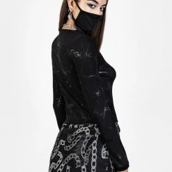 DMT1 FORTUNE FACE MASK TOP Clothing
