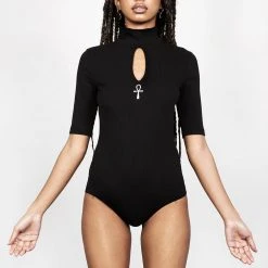 DMT1 Clothing TEMPLE KEYHOLE BODYSUIT