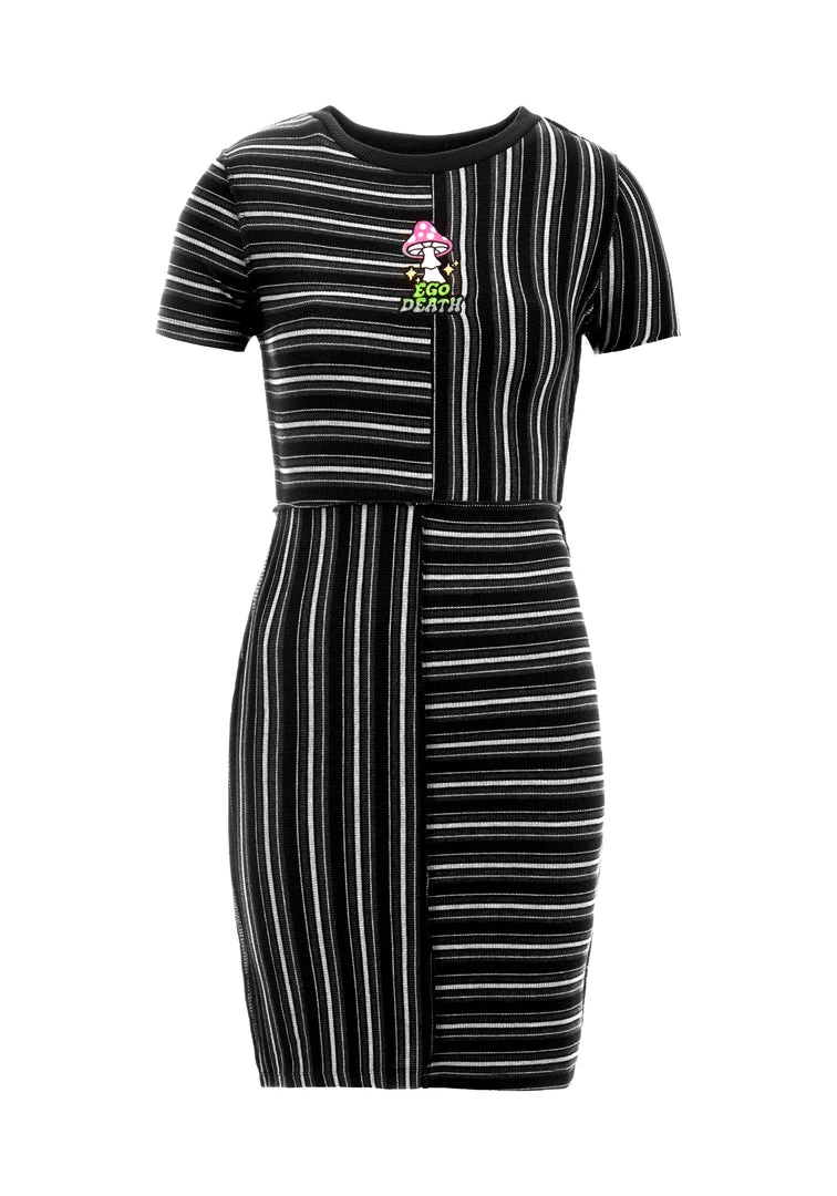 DMT1 Ego Stripe Mini Dress 8 DMT1 Ego Stripe Mini Dress