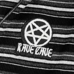 DMT1 Rave Stripe Short Sleeve Cardigan