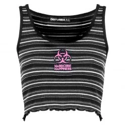 DMT1 Hardcore Stripe Crop Vest Women 17 DMT1 Hardcore Stripe Crop Vest Women