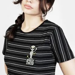 DMT1 Space Cakes Stripe Mini Dress Women