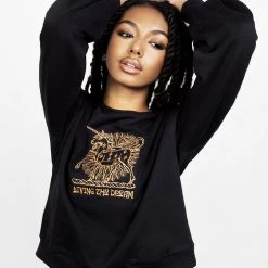 DMT1 Sundream Oversized Balloon Sleeve Sweater