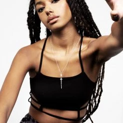 DMT1 OBLIVION STRAPPY CAGED BRALET