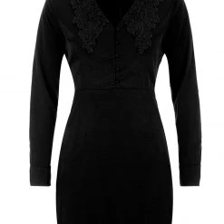 JB1 Clothing BROODING BUTTON DOWN MINI DRESS