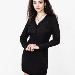 JB1 Clothing BROODING BUTTON DOWN MINI DRESS