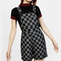 JB1 KERB DENIM SHORT DUNGAREES