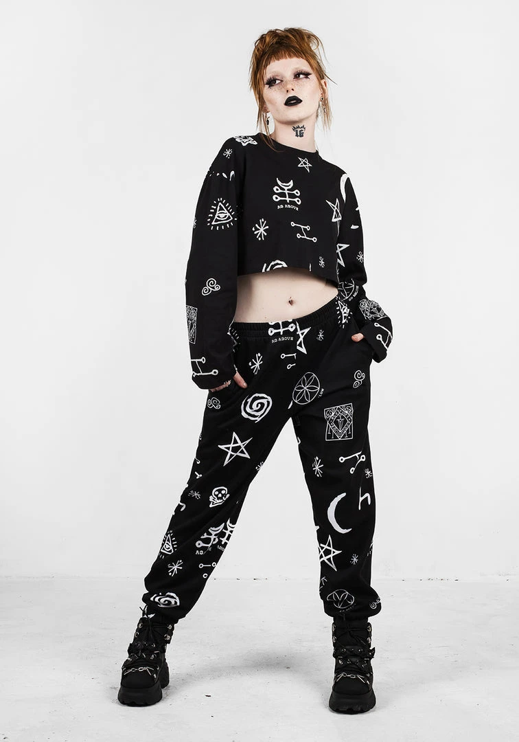 JB1 ABOVE BELOW CROP LONG SLEEVE TEE Women