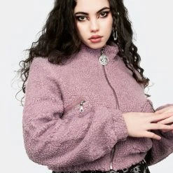 JB1 DRYAD CROP FLEECE JACKET