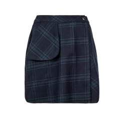 LVT1 LITERATI CHECK MINI WRAP SKIRT 17 LVT1 LITERATI CHECK MINI WRAP SKIRT