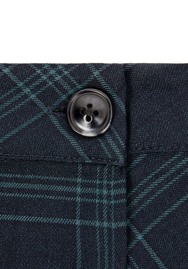 LVT1 LITERATI CHECK MINI WRAP SKIRT 9 LVT1 LITERATI CHECK MINI WRAP SKIRT