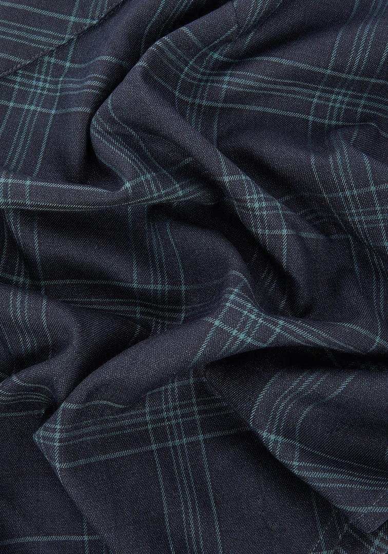 LVT1 LITERATI CHECK MINI WRAP SKIRT 12 LVT1 LITERATI CHECK MINI WRAP SKIRT