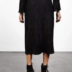 LVT1 Women CABERNET SUEDE MIDI SKIRT 19 LVT1 Women CABERNET SUEDE MIDI SKIRT