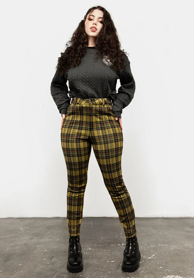 LVT1 Albertine Skinny Check Trousers 4 LVT1 Albertine Skinny Check Trousers