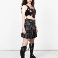 LVT1 SUNNYDALE CHECK MINI SKIRT