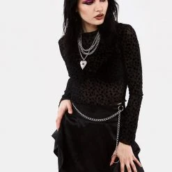 LVT1 TABULARASA MINI SKIRT WITH BELT CHAIN