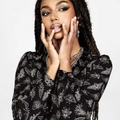 LVT1 MORTMOTH WRAP MINI DRESS Coming Soon