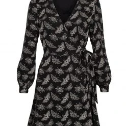 LVT1 MORTMOTH WRAP MINI DRESS Coming Soon