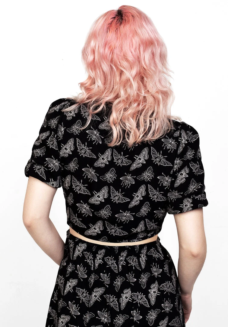 LVT1 MORTMOTH WRAP CROP TOP Coming Soon 6 LVT1 MORTMOTH WRAP CROP TOP Coming Soon