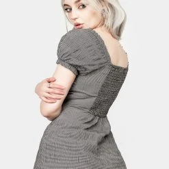 LVT1 Women ELVINA LACE UP MIDI DRESS