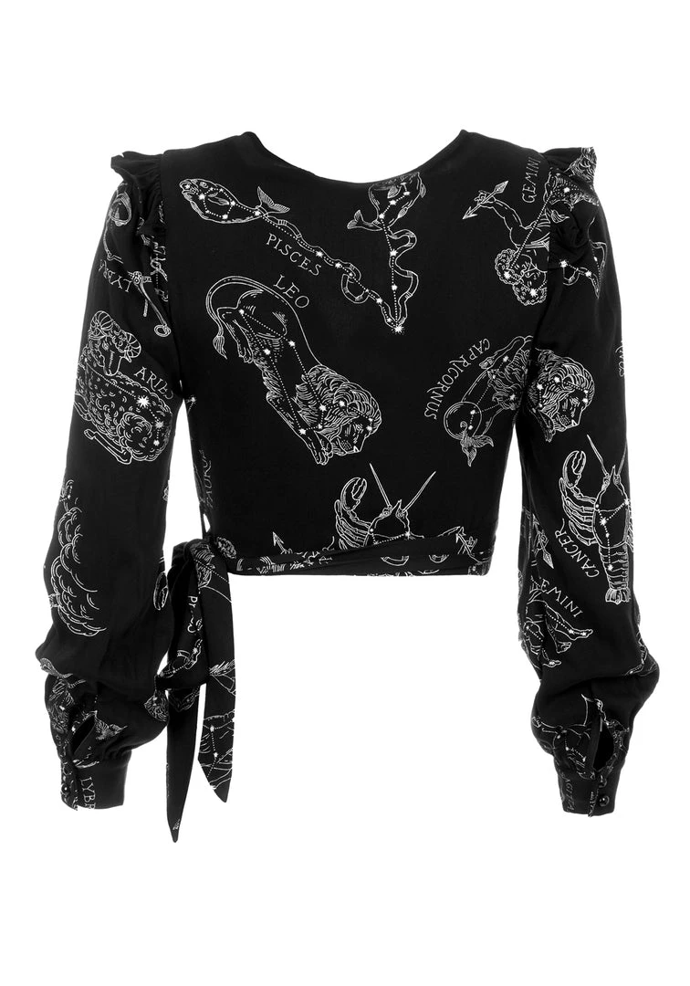 LVT1 Clothing Zodiac Crop Wrap Top 13 LVT1 Clothing Zodiac Crop Wrap Top