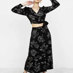 LVT1 Clothing Zodiac Crop Wrap Top 17 LVT1 Clothing Zodiac Crop Wrap Top