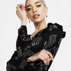 LVT1 Clothing Zodiac Crop Wrap Top 18 LVT1 Clothing Zodiac Crop Wrap Top