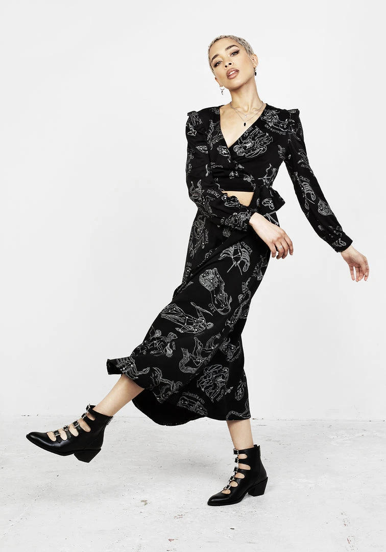 LVT1 Clothing Zodiac Crop Wrap Top 10 LVT1 Clothing Zodiac Crop Wrap Top