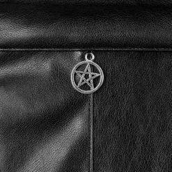 LVT1 BRONTE LEATHER FLARED TROUSERS