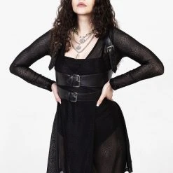 LVT1 AMORE SHEER WRAP DRESS Clothing