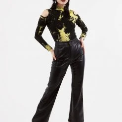 MET1 SCHOLOMANCE COLD SHOULDER TIE DYE BODY Clothing