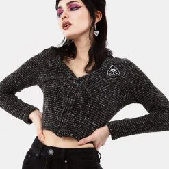 MET1 HILDEGARD EMBROIDERED KNIT CARDIGAN Clothing 14 MET1 HILDEGARD EMBROIDERED KNIT CARDIGAN Clothing