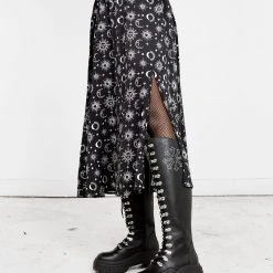 MET1 MOONBEAM MIDAXI SKIRT