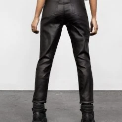 MET1 Clothing BITEFEST COATED SKINNY TROUSER 17 MET1 Clothing BITEFEST COATED SKINNY TROUSER