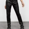 MET1 Clothing BITEFEST COATED SKINNY TROUSER