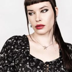 MET1 Women MAKEBELIEVE LACE UP MIDI DRESS