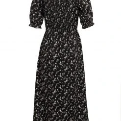 MET1 Women MAKEBELIEVE LACE UP MIDI DRESS