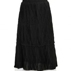 MET1 MUTINY LAYERED MIDI SKIRT