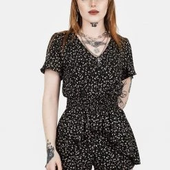 MET1 VALLEY FRILL PEPLUM PLAYSUIT 14 MET1 VALLEY FRILL PEPLUM PLAYSUIT