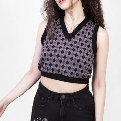 MET1 CLOWNTEARS V NECK VEST Women