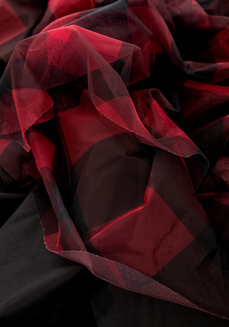 MET1 Women CIRQUE LAYERED TULLE MIDI SKIRT 10 MET1 Women CIRQUE LAYERED TULLE MIDI SKIRT