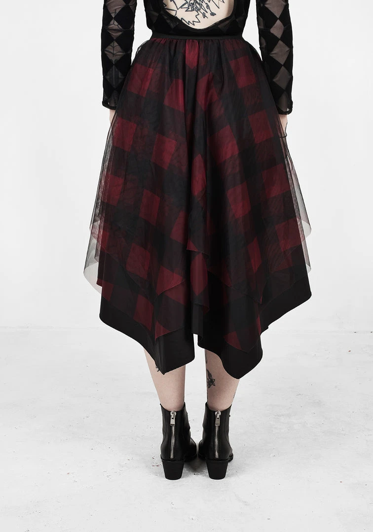 MET1 Women CIRQUE LAYERED TULLE MIDI SKIRT 7 MET1 Women CIRQUE LAYERED TULLE MIDI SKIRT