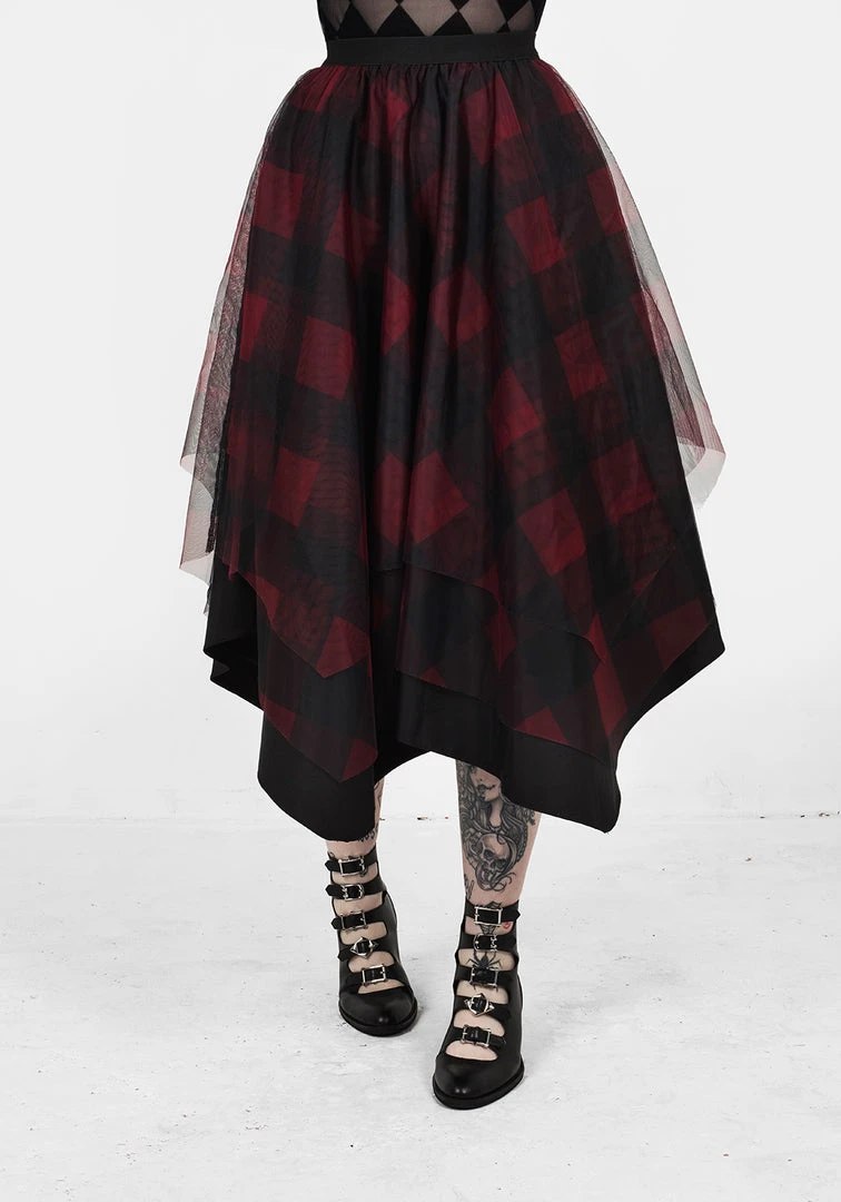 MET1 Women CIRQUE LAYERED TULLE MIDI SKIRT 5 MET1 Women CIRQUE LAYERED TULLE MIDI SKIRT