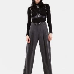 MET1 HERRINGBONE TAILORED TROUSER Clothing