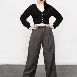 MET1 HERRINGBONE TAILORED TROUSER Clothing