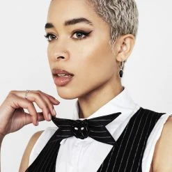 MET1 Women NIGHTMARE CAT BOW TIE